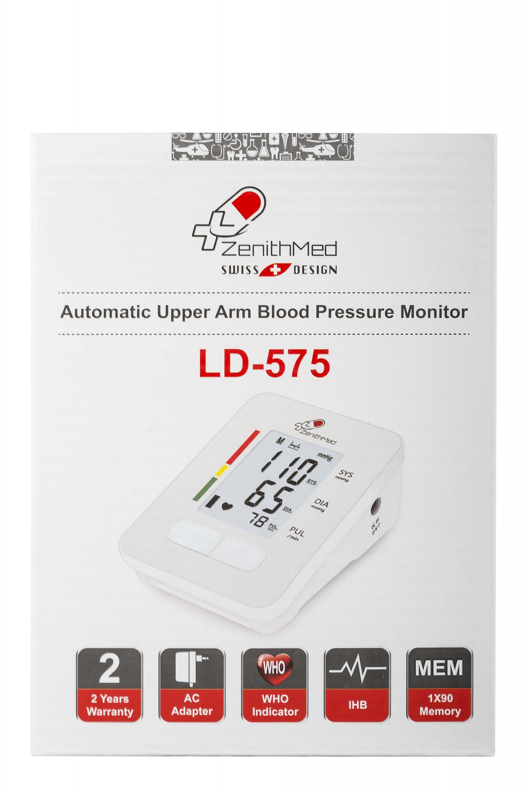 8092 فشارسنج دیجیتال بازویی زنیت مد LD-575 - Image 6