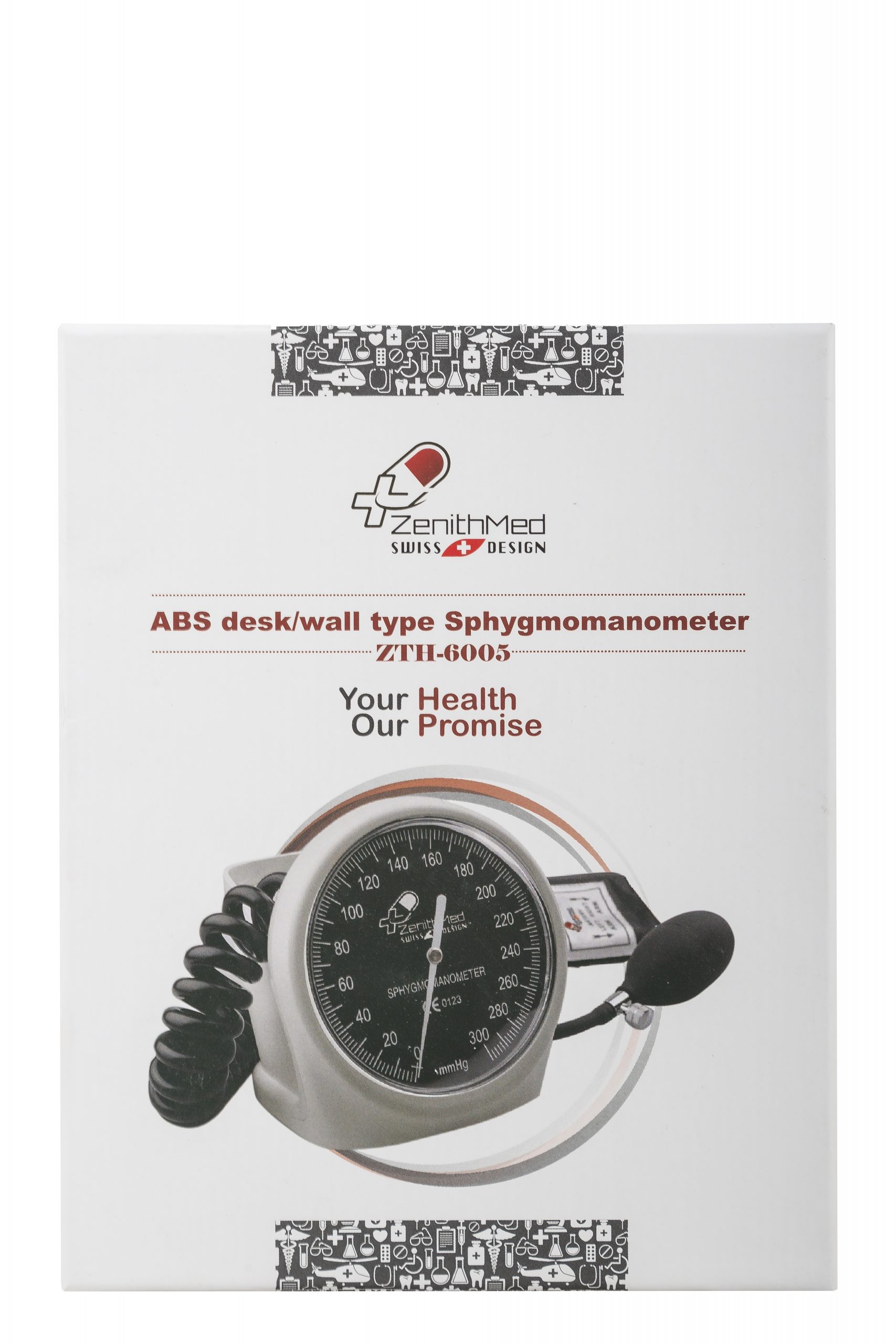 8093 فشارسنج عقربه ای رومیزی.دیواری گرد زنیت مدZTH-6 005 - Image 3