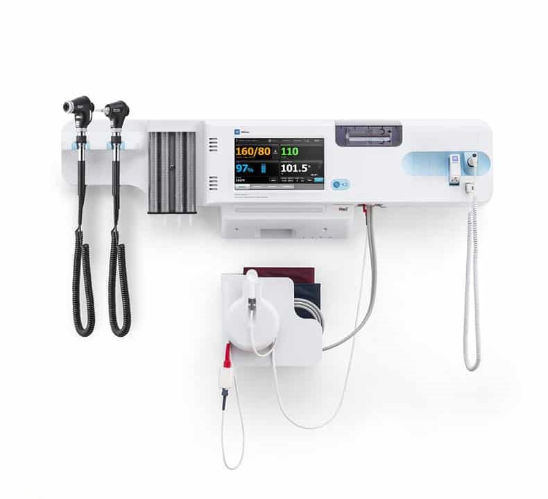 AMP-120611-P1 ست معاینه دیواری همراه با مانیتور ولش آلن مدل Connex