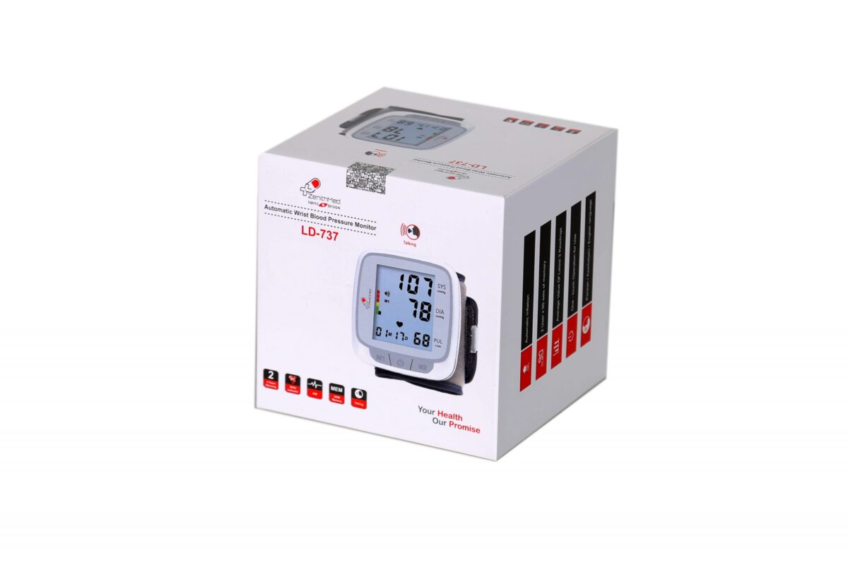 فشارسنج مچی دیجیتال سخنگو دو حافظه ای زنیت مد LD-737 - Image 2